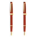 Bailey Light Gloss Fountain Pen (Burnt Orange/Gold)