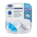  Chicco Nursing Physio Mini Chupete Suave 2uds (Azul)