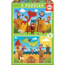 Educa Colección Puzzle 2 juegos de 48pzs