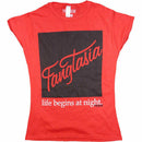  True Blood Fangtasia camiseta roja para mujer