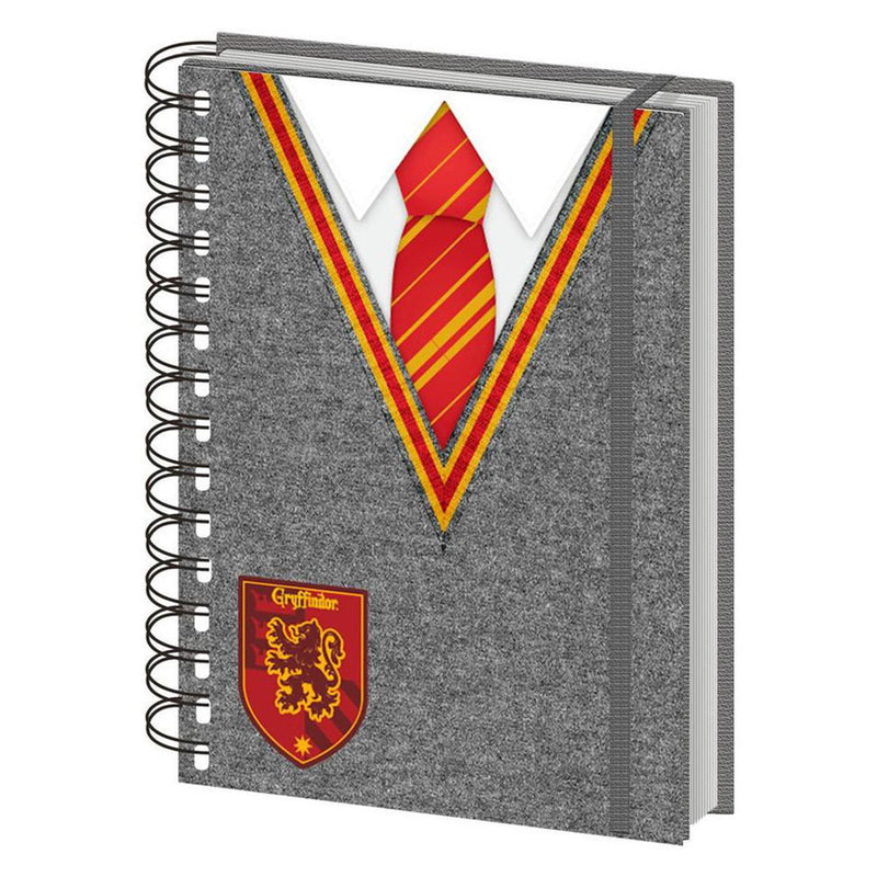 Cuaderno A5 en espiral con uniforme de Harry Potter