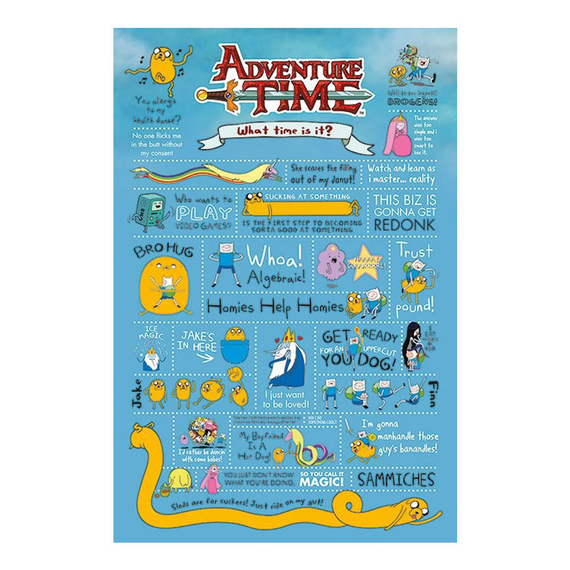  Hora de aventuras Póster