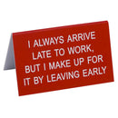  Di qué letrero de escritorio grande