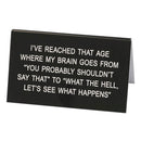  Di qué letrero de escritorio grande