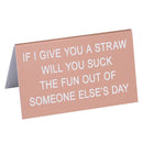  Di qué letrero de escritorio grande