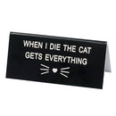  Di qué letrero de escritorio pequeño