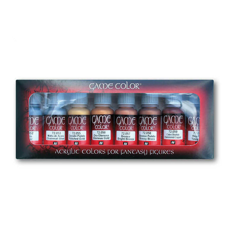  Juego de pintura de color modelo de 8 colores