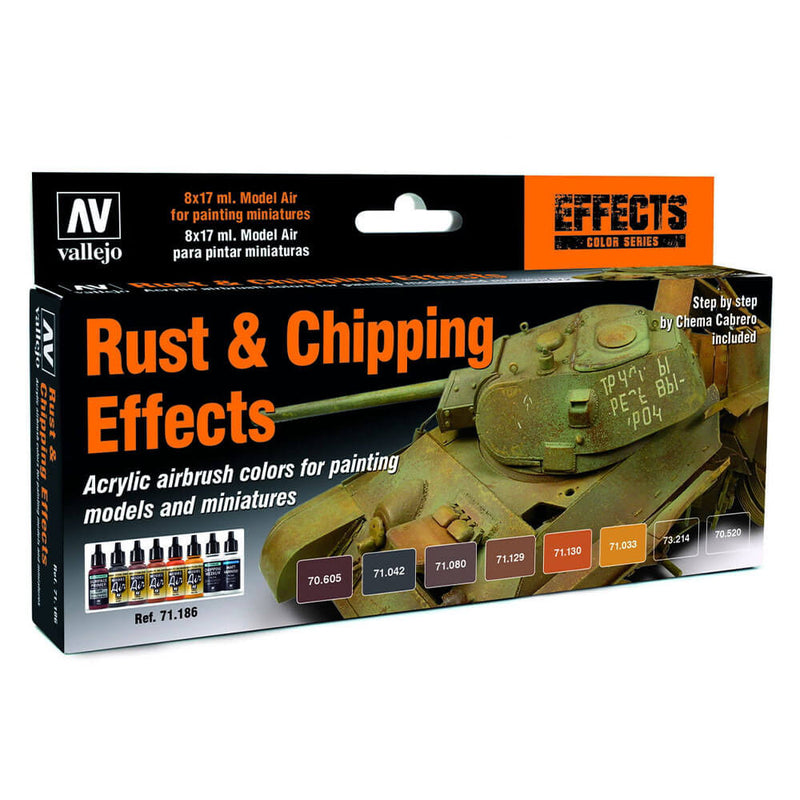  Model Air Effects Juego de 8 colores 17 ml