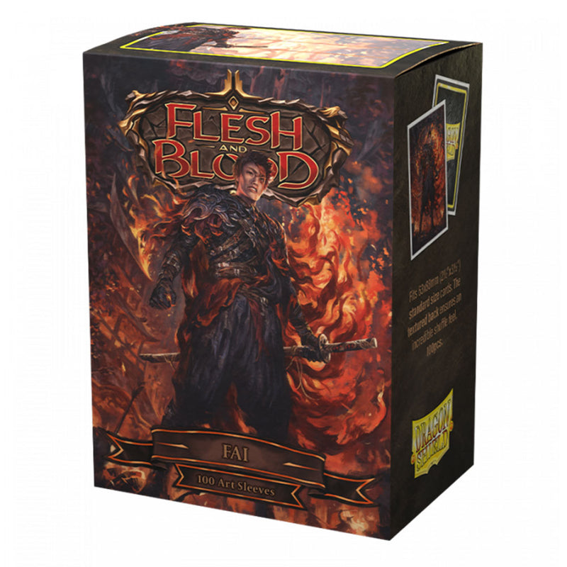  Caja de fundas artísticas mate Dragon Shield Flesh & Blood