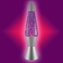 Silver-Purple Diamond Glitter Lamp