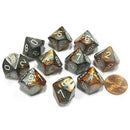 Chessex D10 Polyhedral 10-Die Gemini Set