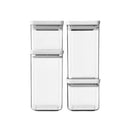Brabantia Stackable Square Canister (Set of 4)