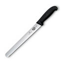  Cuchillo rebanador dentado con mango Fribrox (negro)