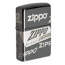  Encendedor Zippo con diseño de hielo negro