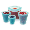  Avanti Pinch & Lock Bolsas Azules Reutilizables (Juego de 4)