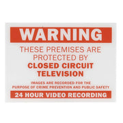 Red CCTV Warning Sign (210x297x1.5)