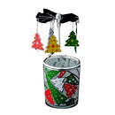  Portavelas colorido con aspas giratorias