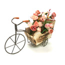 Flowerpot de Rose Bicicleta de 3 ruedas con decoración de flores