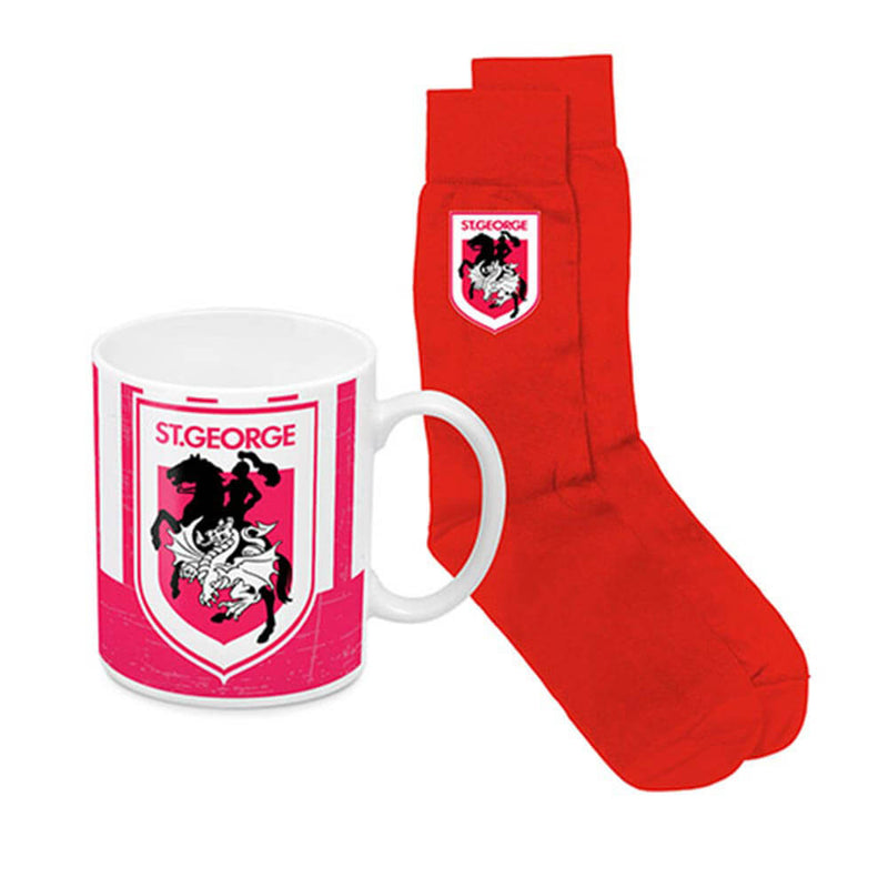  Taza de café NRL Heritage y paquete de calcetines