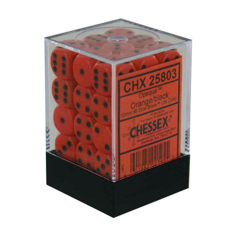  D6 Dados Opacos 12mm (36 Dados)