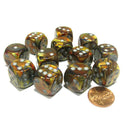  D6 Dados Brillante 16mm (12 Dados)