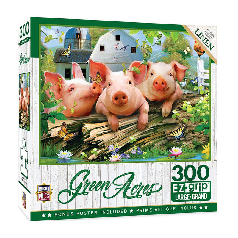  MP Green Acres EZ Grip Puzzle (300 piezas)