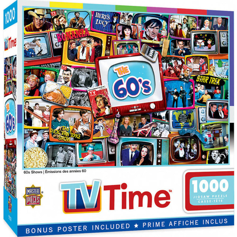  Masterpieces TV Time Shows Puzzle de 1000 piezas