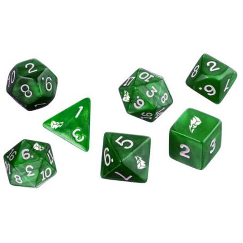  Juego de 7 dados Power Rangers RPG