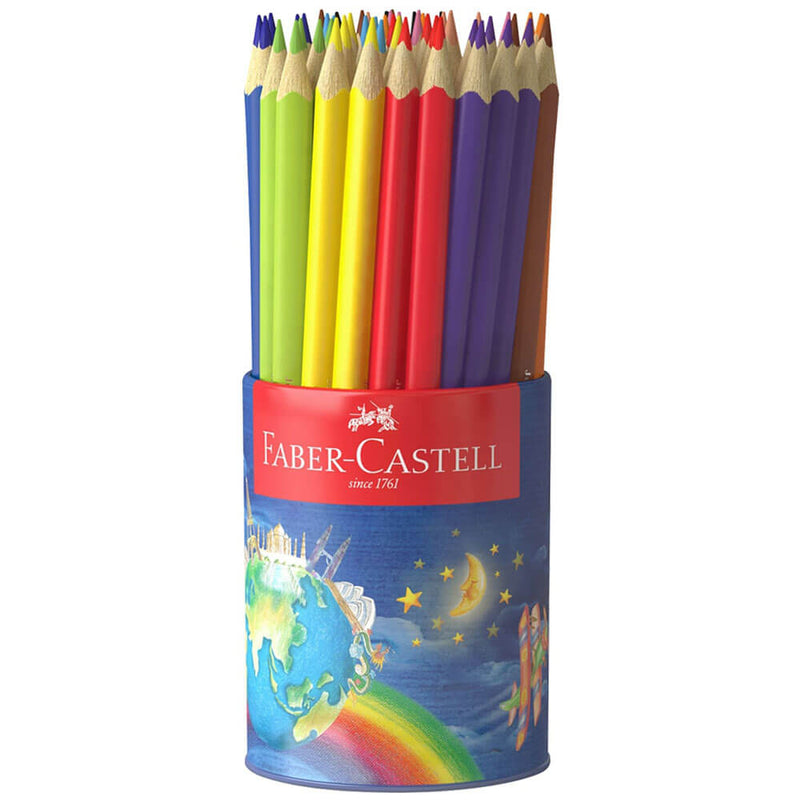  Lápices de colores triangulares Faber-Castell Junior, paquete de 50