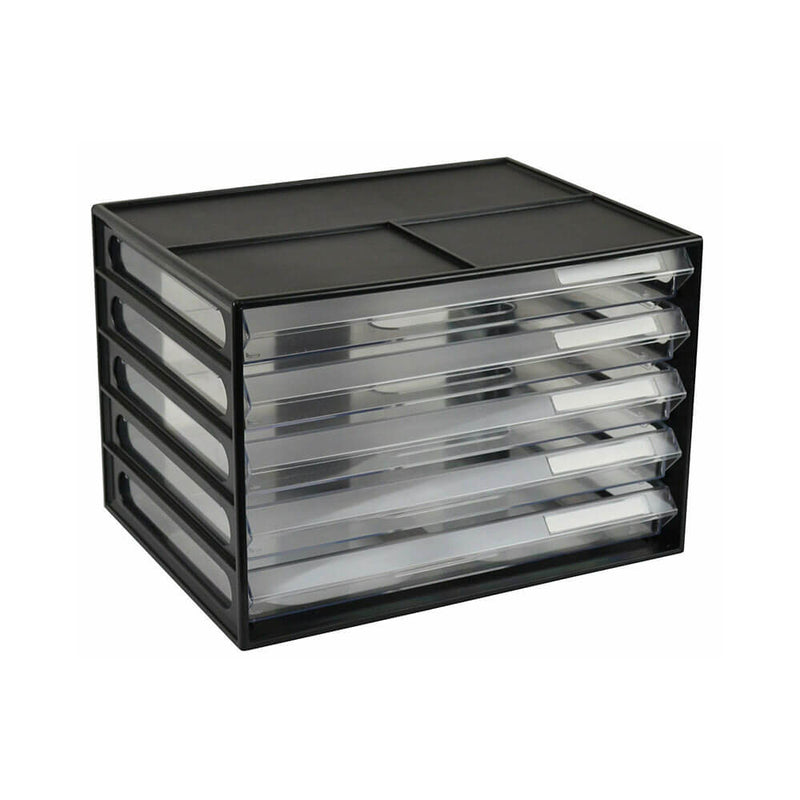  Italplast Archivador para documentos con 5 cajones A4