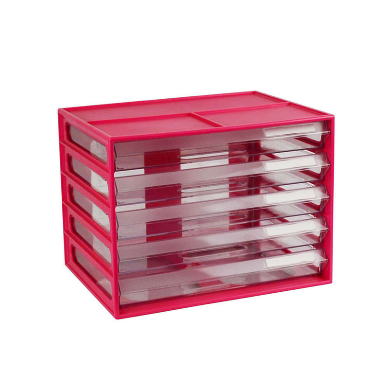  Italplast Archivador para documentos con 5 cajones A4