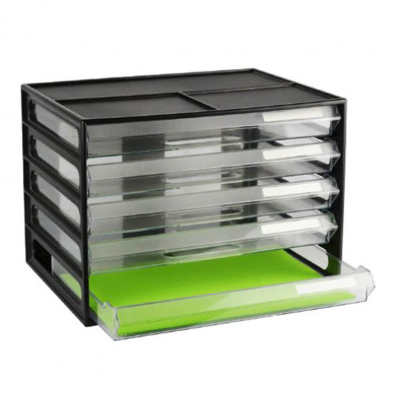  Italplast Archivador para documentos con 5 cajones A4