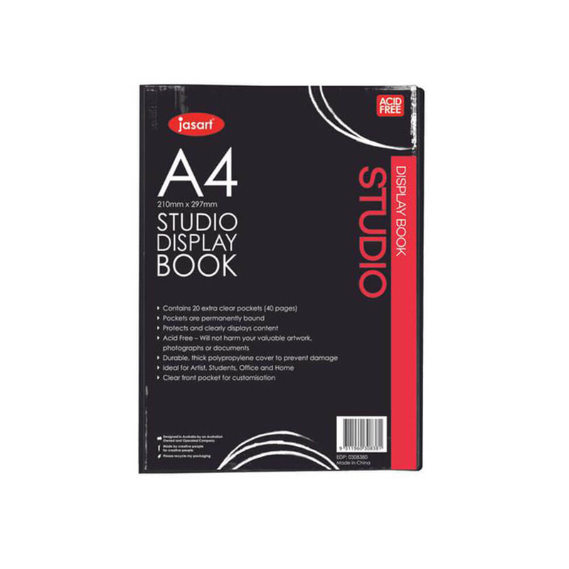  Jasart Display Book Negro (20 páginas)