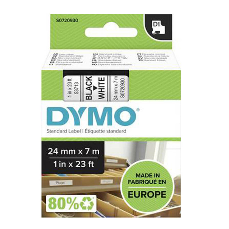 Etiqueta de cinta Dymo D1 24 mm x 7 m