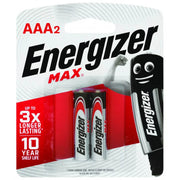  Pilas alcalinas Energizer (paquete de 2)