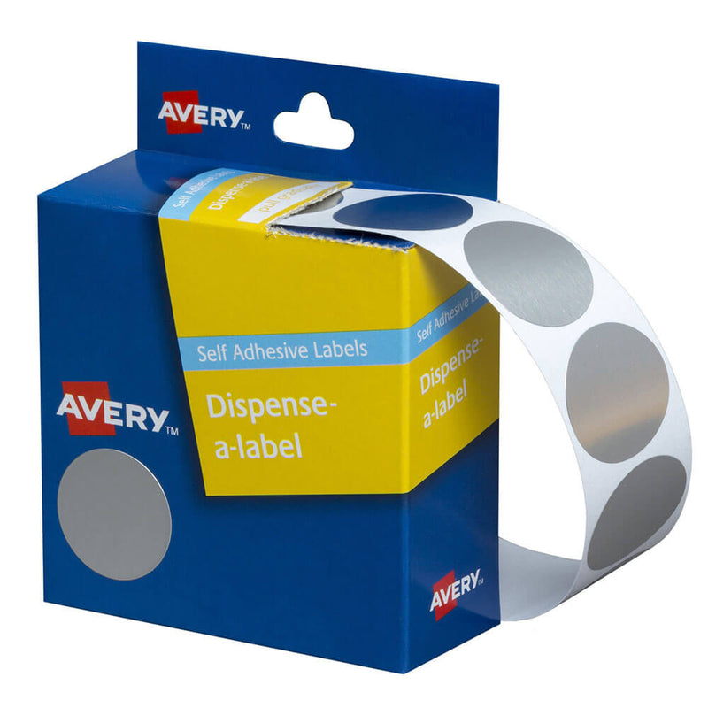  Avery Etiquetas Autoadhesivas de Puntos 24mm (250uds)