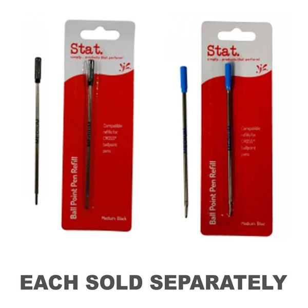 Stat Cross Ballpoint Pen Refill Medium (Pack of 10)