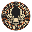  Letrero de chapa en relieve troquelado Harley Davidson