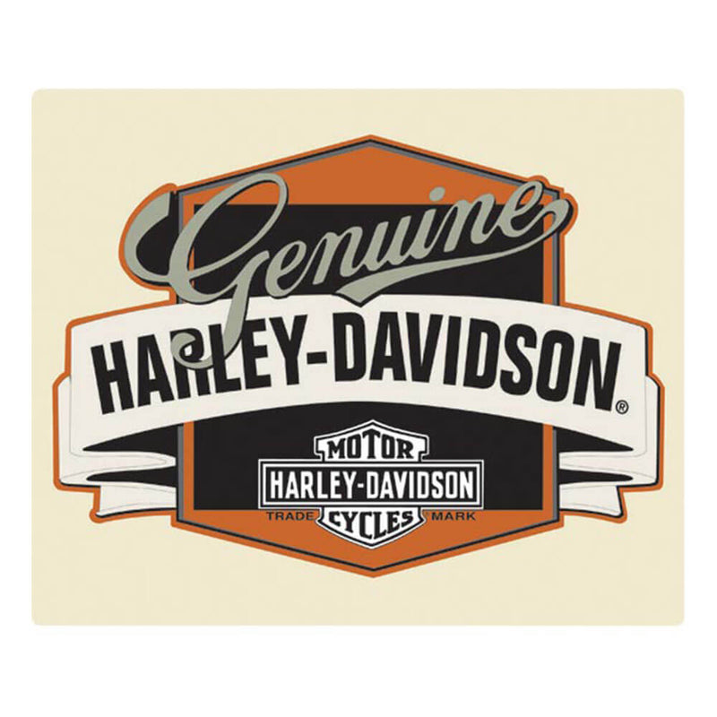  Letrero de chapa en relieve troquelado Harley Davidson